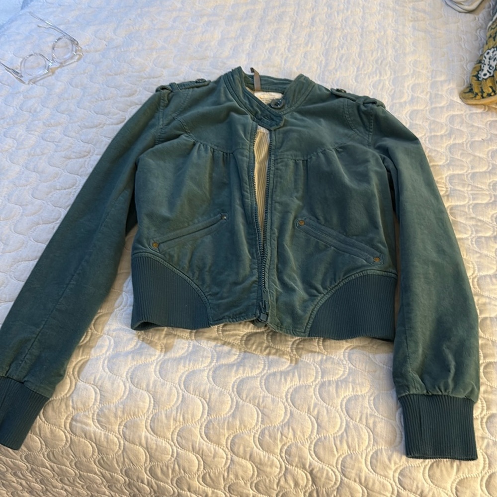 Anthropology bomber jacket.